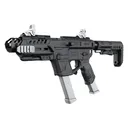 Recover Tactical PIXPBST01 P-IX+Basic PG9 Metal Front Guard Black, Stock - Recover Tactical