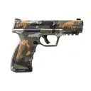 Dickinson LLC RA9C RA9 Ranger Compact Frame 9mm Luger 17+1 4.25 Black Steel Barrel, Ranger Camo Serrated Aluminum Slide, Ranger Camo Poly Frame w/Acc Rail, Pistol - Dickinson