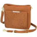 Gun Tote'n Mamas/Kingport GTM98/SADDLE Saddle Leather Cross-Body Bag - Gtm