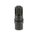Liberty Precision Machine Eclipse, Flash Hider, 30 Caliber, 1/2X28 Thread Pitch, Compatible with .900 in-24 Mounts, 2.25 in Long for a 14.5 in Pin and Weld, Nitride Finish, Black LPM-2005 - Liberty Precision Machine
