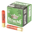 Sterling Big Game Series, 410 Gauge 2.5 in, #8, 10 Grain, 3/8 oz, Rifled Slug, 25 Round Box 8698779961572 - Sterling