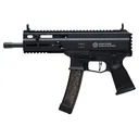 Grand Power Stribog SP9A3, Semi-auto Pistol, 9MM, 8 in Threaded Barrel, Aluminum Frame, Non-Reciprocating Charging Handle, M-LOK Rail, Matte Finish, Black, 30 Rounds, 3 Mags, Plastic Hard Case GRP8588005808538 - Grand Power
