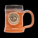 SILENCERCO LOGO DENEEN POTTERY 16 oz. TANKARD - Sunset Orange - Silencerco