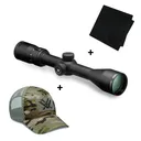 VORTEX Diamondback 3-9x40mm Dead-Hold-BDC Reticle 1in Riflescope w/ Multicam Camo Cap and Microfiber Cleaning Cloth (VOR-DBK-01-BDC+120-64-MUL+MF) - Vortex
