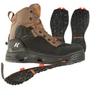 KORKERS Mens BuckSkin Studded Kling-On Soles Wading Boots (FB4320) - Korkers