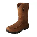 TWISTED X Men's 11in Pull-On Distressed Saddle/Saddle WP Hiker Boot (MHKBW01) - Twisted X