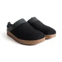 HAFLINGER Women's Snowbird Arch Support Shearling Leather Clogs - Haflinger