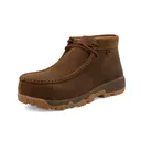 TWISTED X Women's Work Comp Toe Distressed Saddle Chukka Boot with CellStretch (WXCC001) - Twisted X
