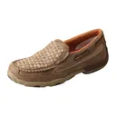 TWISTED X Slip-On Driving Bomber/Dusty Tan Moccasins (WDMS017) - Twisted X