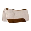 MUSTANG Wool Contoured 32x31x1in Tan Correct Fit Pad (1760) - Mustang