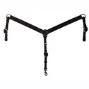 CIRCLE Y Straight Floral Walnut Breast Collar (4280-0001) - Circle Y