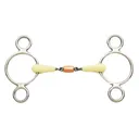 HAPPY MOUTH Copper Roller 2 Ring Gag Bit (468552SS) - Happy Mth