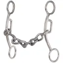 CLASSIC EQUINE Carol Goostree Delight Shank Gag Barrel Bit with Chain (GTDBIT30) - Classic Equine