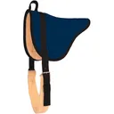 MUSTANG 33x24in Suede Bareback Pad with Fleece Bottom - Mustang