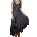 SCULLY Womens Honey Creek Rayon Full Length Dress - Scully