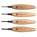 FLEXCUT 60 deg Parting Micro Tool Set (MT700) - Flexcut
