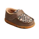 TWISTED X Infant Driving Bomber/Leopard Moccasins (ICA0007) - Twisted X