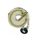 CENTAUR Cotton 35ft Web Lunge Line with Chain (402068WHT-35FT) - Centaur