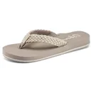 COBIAN Women's Braided Bounce Flip Flop Sandals (BRB10) - Cobian