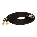 MUSTANG Poly Draw 1/2in x 16.5ft Black Reins (8144-D) - Mustang
