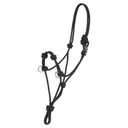 MUSTANG Side Pull Black Rope Halter (8000-D) - Mustang