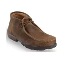 TWISTED X Mens Driving Distressed Saddle Moccasins - Twisted X