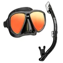 TUSA Powerview Dry Adult Mask and Snorkel Combo (UC-2425P) - Tusa