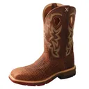 TWISTED X Men's 12in Nano Toe Western Work Boot with CellStretch - Twisted X