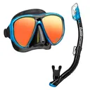 TUSA Powerview Dry Adult Mask and Snorkel Combo (UC-2425P) - Tusa