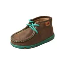 TWISTED X Infant Driving Bomber/Turquoise Moccasins (ICA0008) - Twisted X