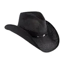 STETSON Onyx Black Shapeable Straw Hat (TSONYX-833407) - Stetson
