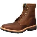 TWISTED X Mens Lite Cowboy Lacer Brown/Rust Workboot (MLCSLW1) - Twisted X