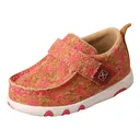 TWISTED X Infant's Driving Moc Tan/Pink Casual Shoes (ICA0018) - Twisted X