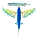 NOMAD DESIGN Slipstream 140 5.5in Flying Fish Lure - Nomad Design