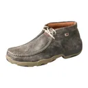 TWISTED X Mens Driving Grey Moccasins (MDM0072) - Twisted X