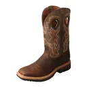 TWISTED X Mens Lite Cowboy Taupe/Bomber Workboot (MLCA001) - Twisted X