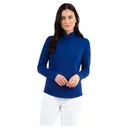 IBKUL Women's Solid Long Sleeve Mock Neck Top (80000) - Ibkul
