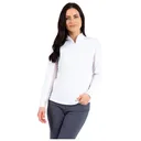 IBKUL Women's Solid Long Sleeve Mock Neck Top (80000) - Ibkul