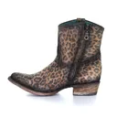 CORRAL Women's Leopard Print Zipper Ankle Boots (C3627) - Corral Boots