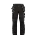 BLAKLADER Men's Ripstop Black Craftsmen Pant with HTP (169113309900) - Blaklader