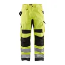 BLAKLADER 1699 Yellow Hi-Vis/Black Ripstop Pants (169918313399) - Blaklader