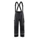 BLAKLADER 1387 Black Rain Pants with Reflective Details (138720039900) - Blaklader