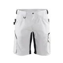 BLAKLADER 1638 White/Dark Grey Ripstop Shorts (163813301098) - Blaklader