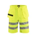 BLAKLADER 1635 Yellow Hi-Vis Shorts (163518043300) - Blaklader
