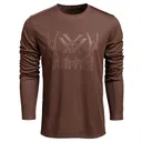 VORTEX Men's Full-Tine Performance Grid Deep Lichen T-Shirt (VOR-222-61-DBA) - Vortex