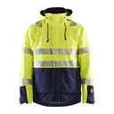BLAKLADER 4786 US FR Multinorm Shell Hi-Vis Yellow/Navy Blue Jacket (478615353389) - Blaklader