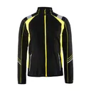 BLAKLADER Mens 4994 MicroFleece Black/Yellow Hi-Vis Jacket (499410109933) - Blaklader