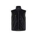 BLAKLADER 3845 Two Fisted Black Wind/Water/Cold Fleece Vest (280 g/m2) - Blaklader