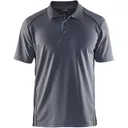 BLAKLADER Men's 3451 Navy Blue UV Protection Short Sleeve Polo Shirt (345110518900) - Blaklader