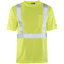BLAKLADER Men's 3486 Hi-Vis Yellow T-Shirt (348610113300) - Blaklader